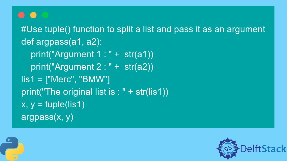 pass-list-to-function-in-python-delft-stack